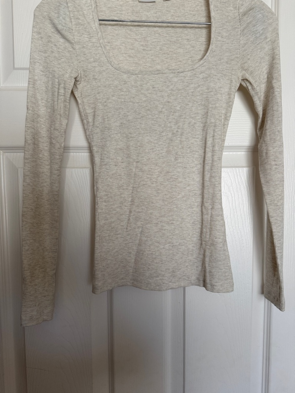 Aritzia The Group Heather Light Birch Lounge Top XS - Picture 3 of 6